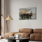 Canvas Print - The Return from Fishing ( Sorolla )