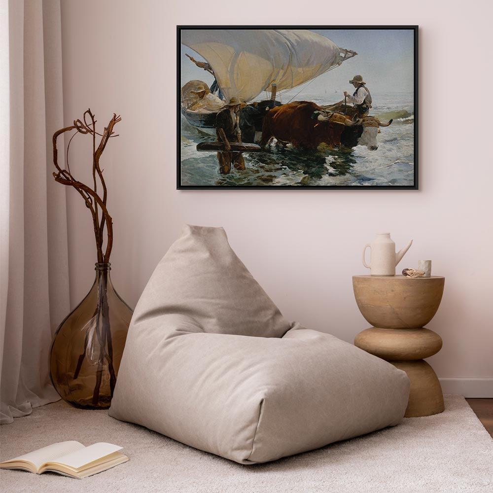 Canvas Print - The Return from Fishing ( Sorolla )