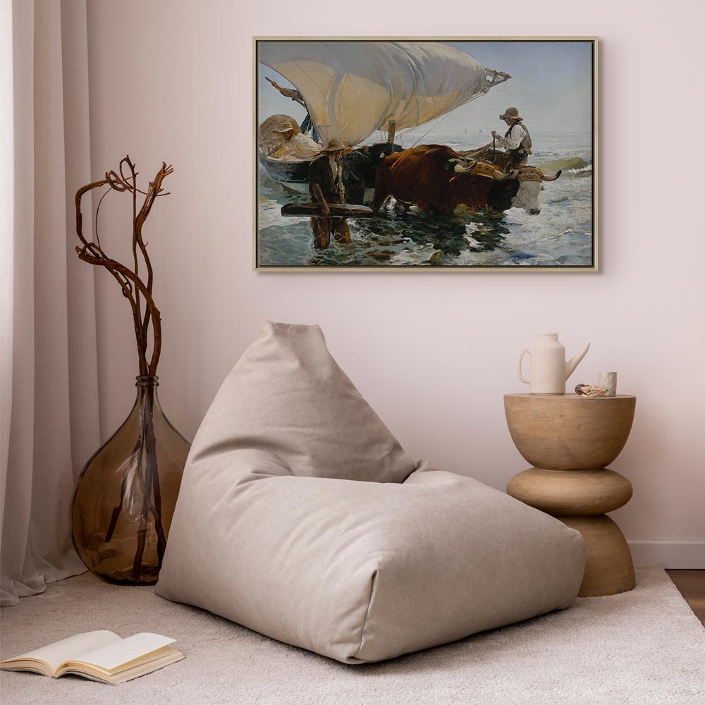 Canvas Print - The Return from Fishing ( Sorolla )