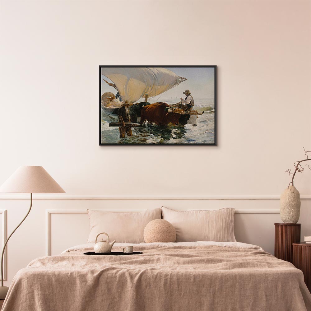 Canvas Print - The Return from Fishing ( Sorolla )