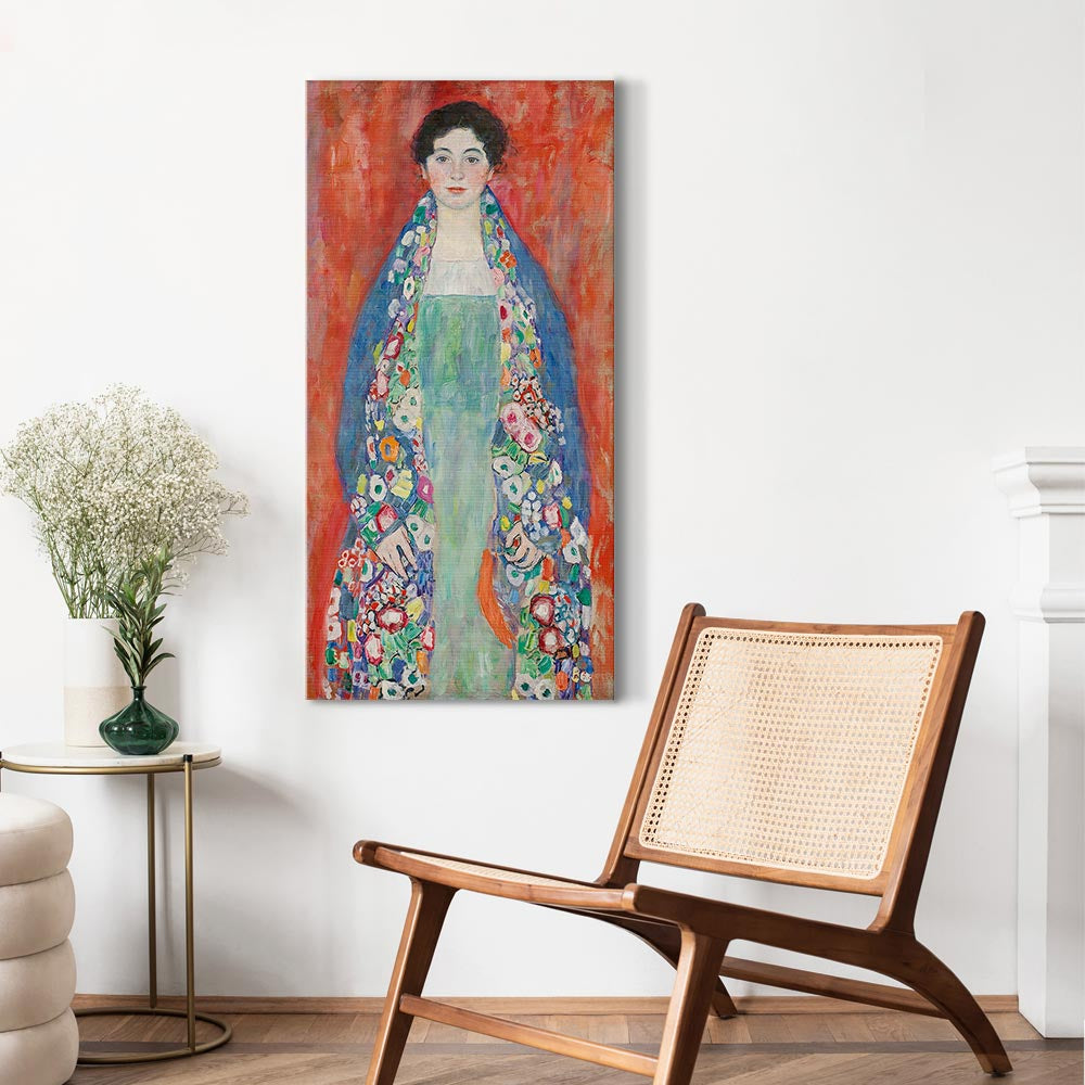 Canvas Print - Portrait of Fräulein Lieser