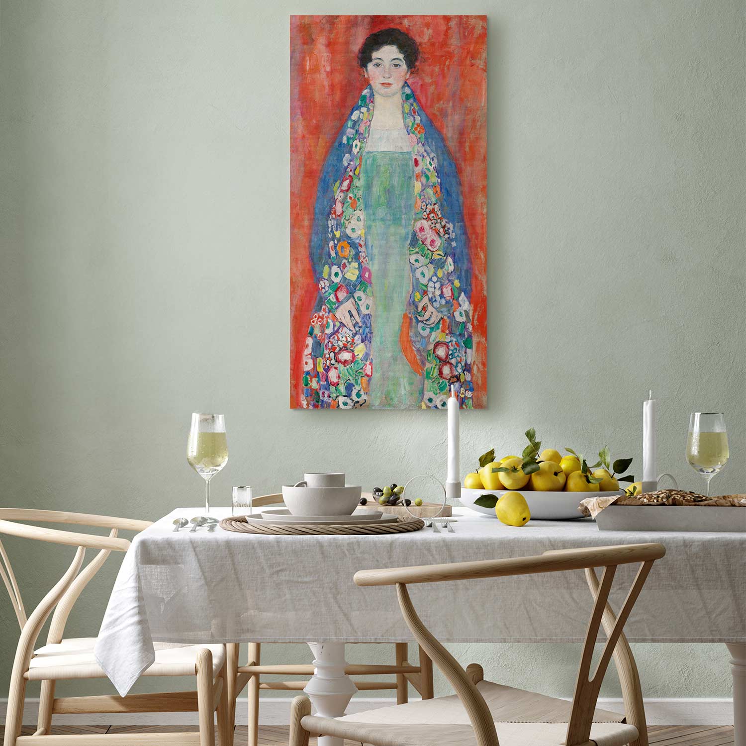 Klimt Portrait of Fräulein Lieser Classic Canvas Print