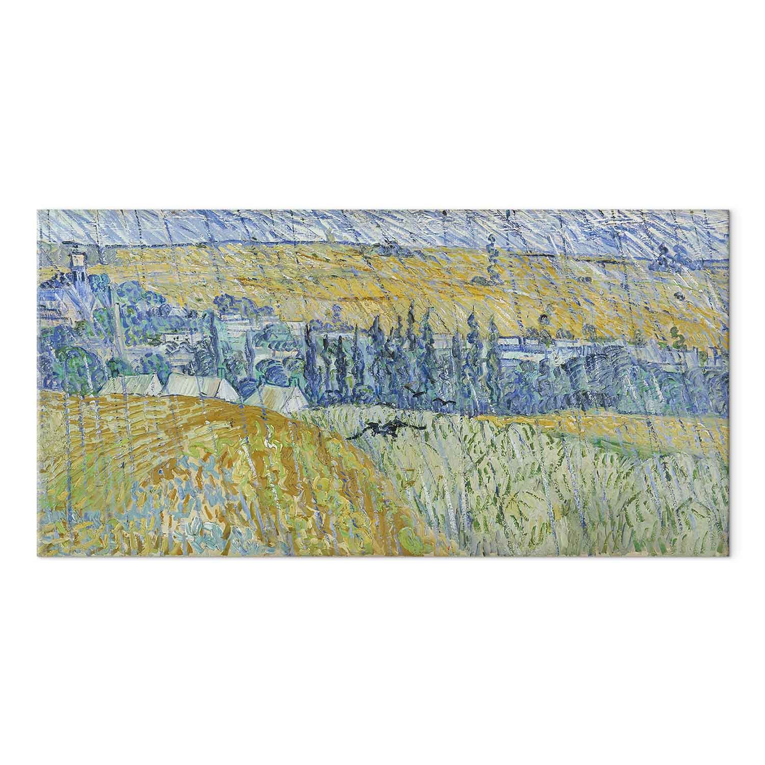 Auvers in the Rain van Gogh DIY Large Canvas Print