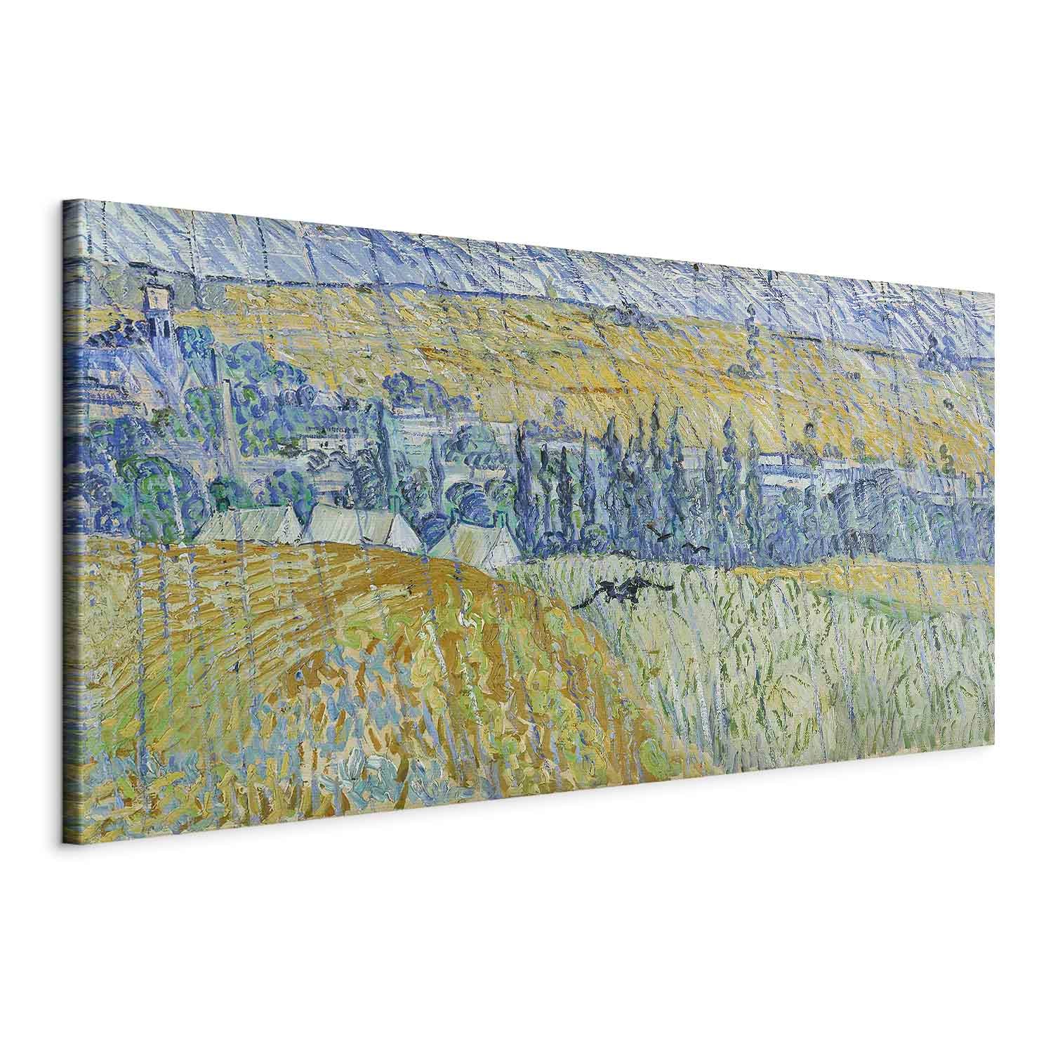 Auvers in the Rain van Gogh DIY Large Canvas Print