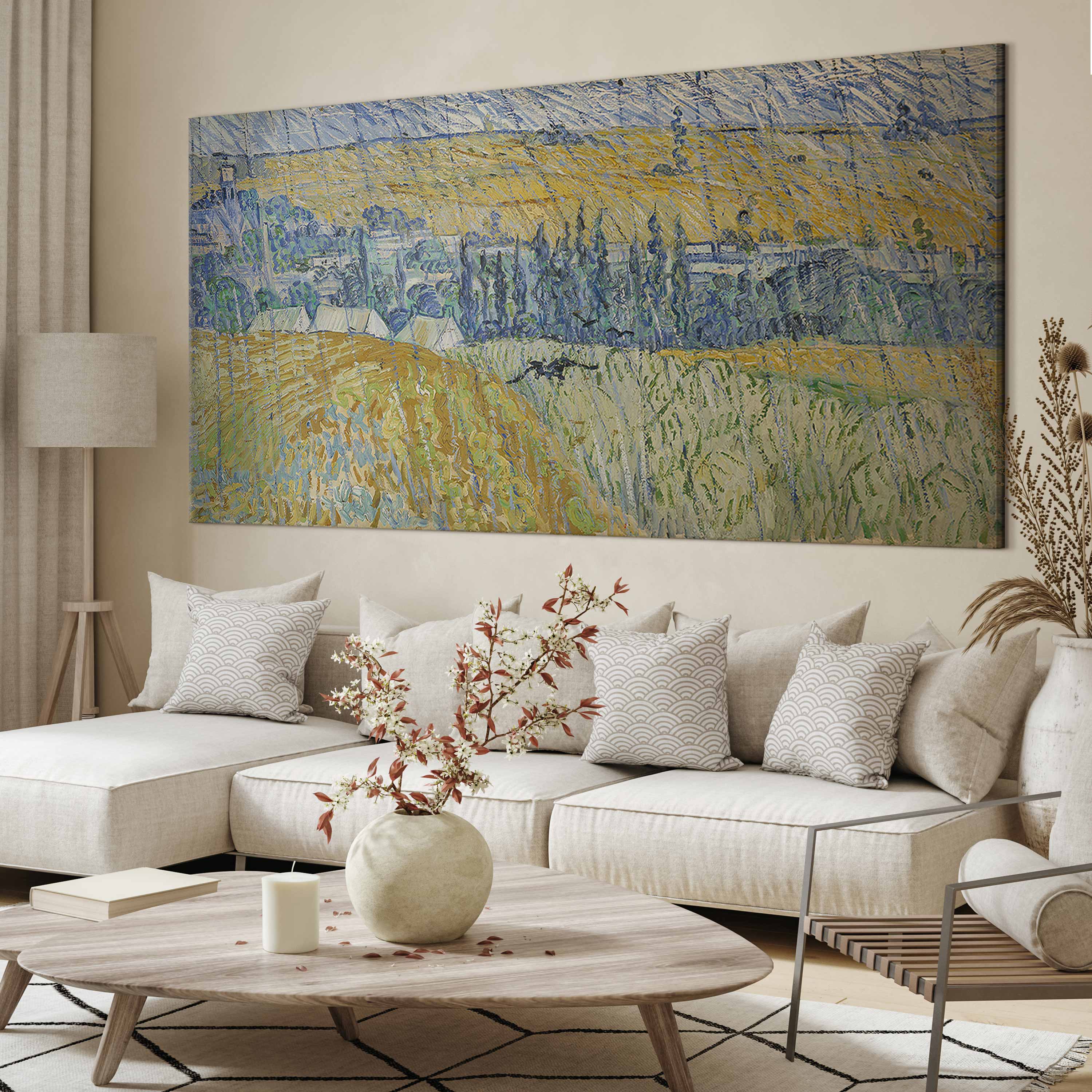 Auvers in the Rain van Gogh DIY Large Canvas Print