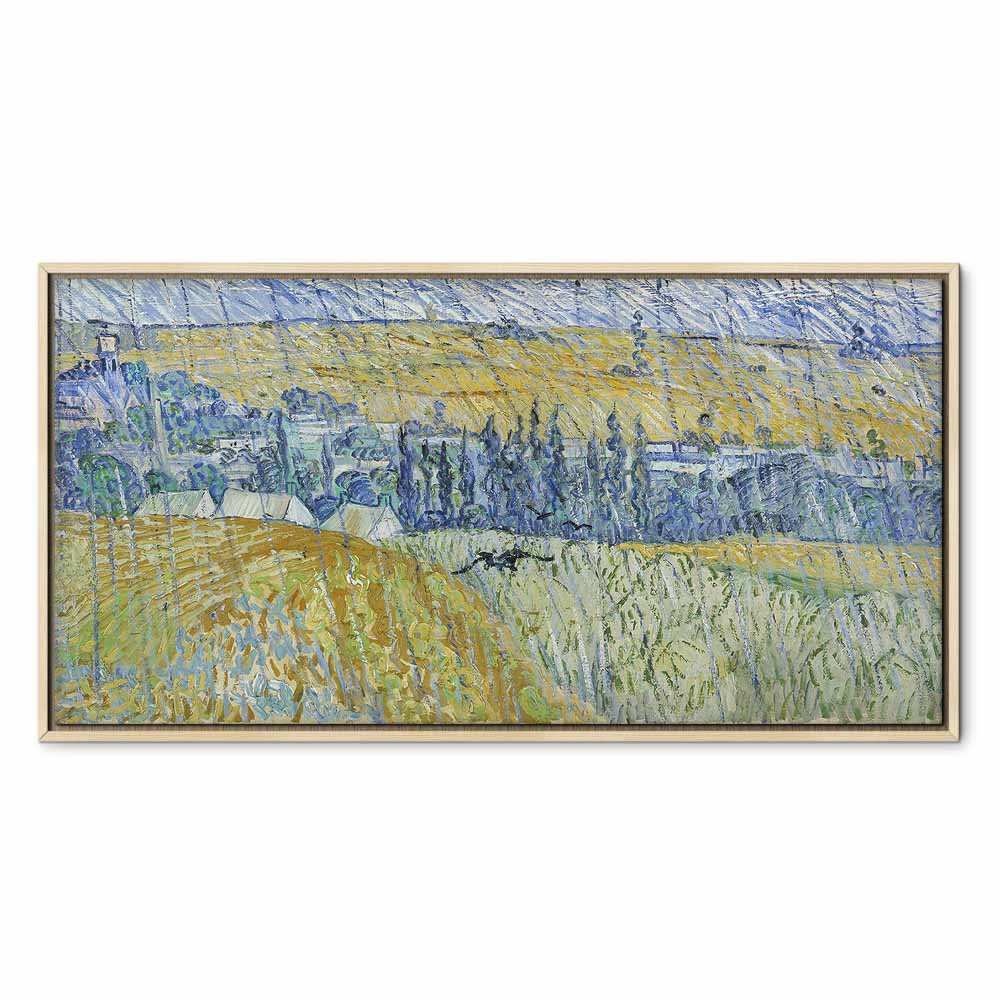 Auvers in the Rain Vincent van Gogh Classic Canvas Print