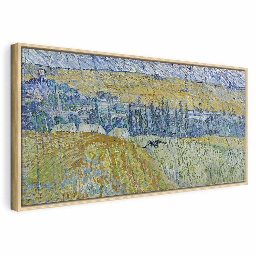 Auvers in the Rain Vincent van Gogh Classic Canvas Print