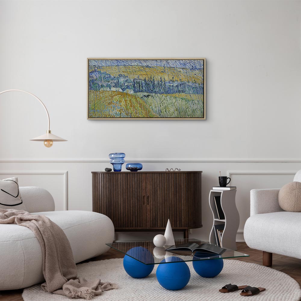 Auvers in the Rain Vincent van Gogh Classic Canvas Print