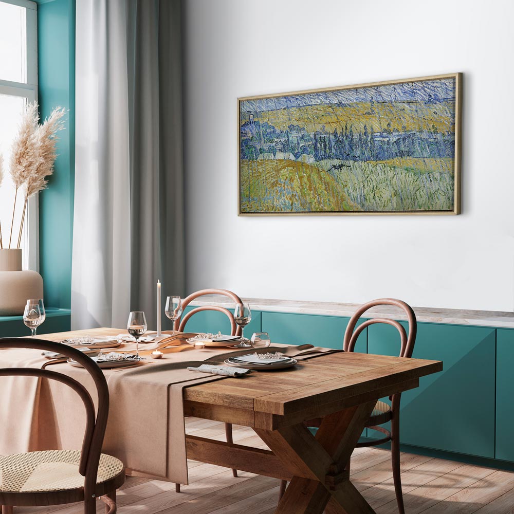 Auvers in the Rain Vincent van Gogh Classic Canvas Print