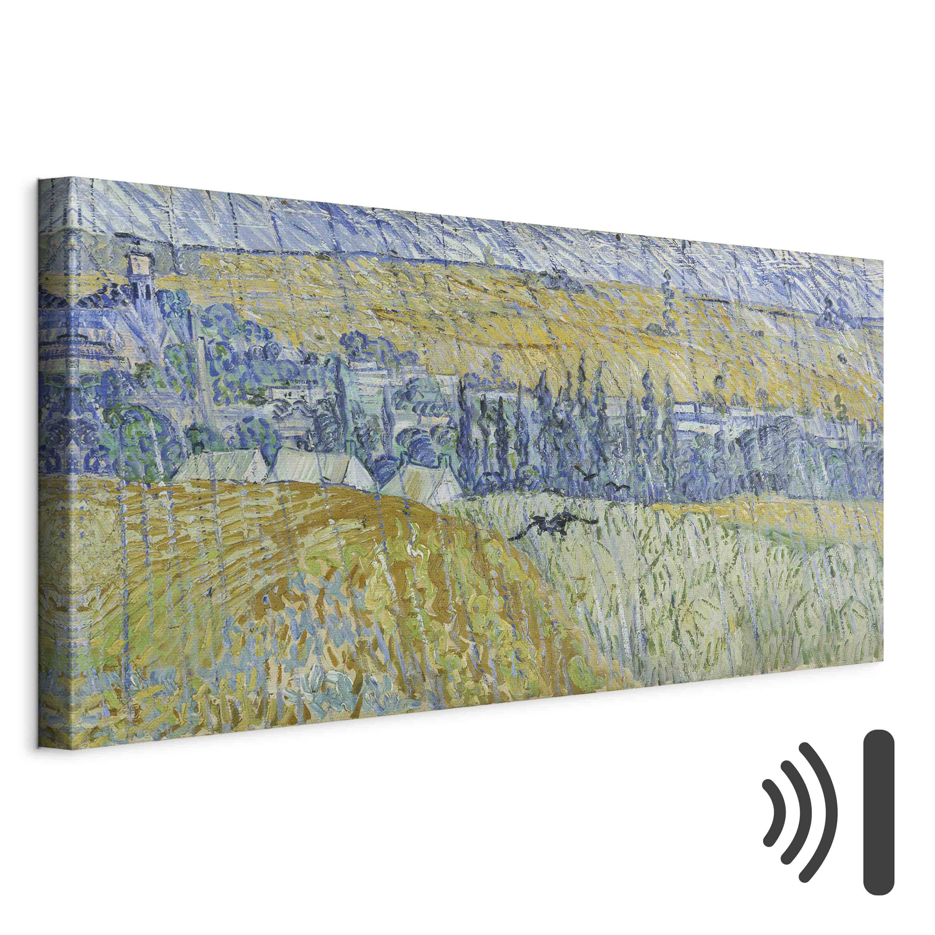 Auvers in the Rain Vincent van Gogh Classic Canvas Print
