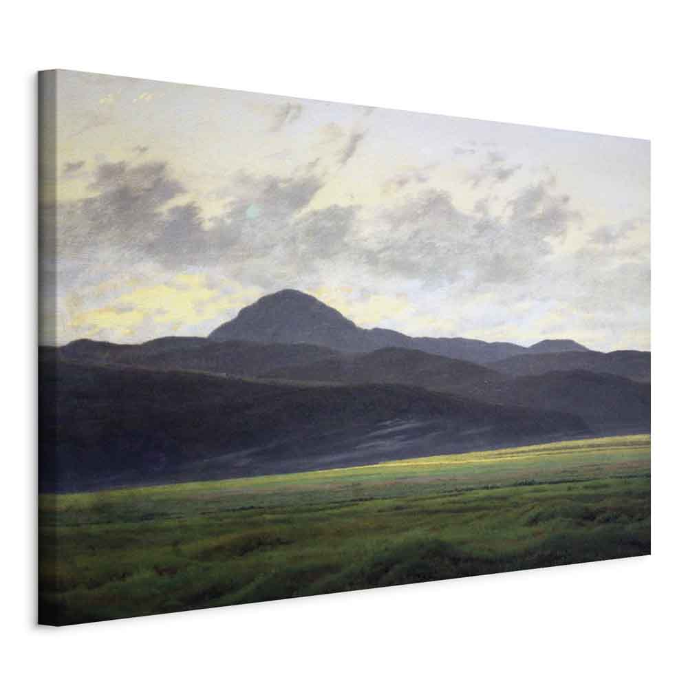 Canvas Print - Bohemian Mountain Landscape by Caspar David Friedrich