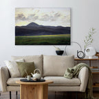 Canvas Print - Bohemian Mountain Landscape by Caspar David Friedrich