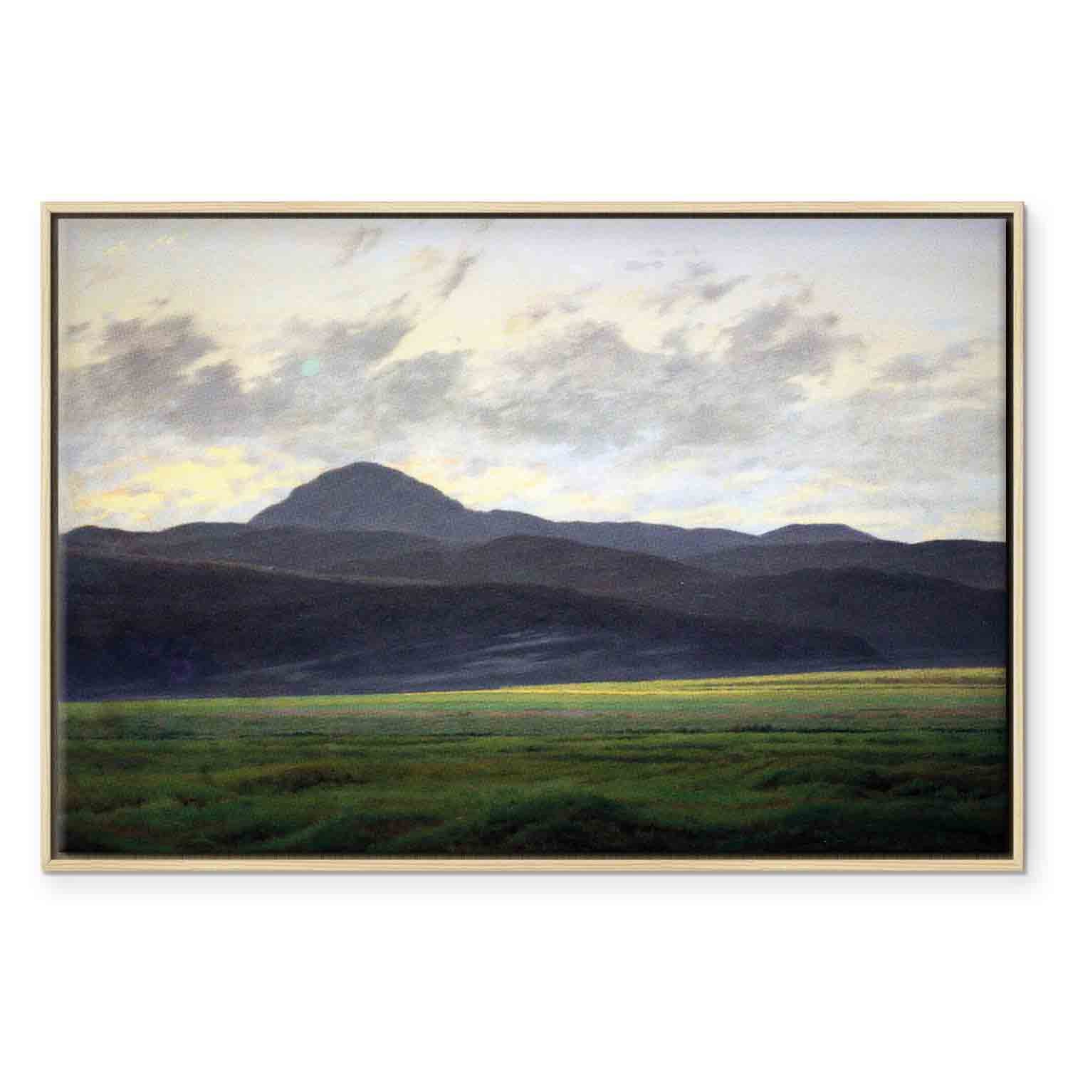 Bohemian Mountain Landscape Classic Canvas Print