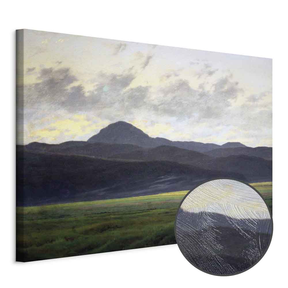 Bohemian Mountain Landscape Classic Canvas Print