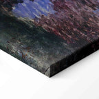 Monet Garden Corner Impressionist Canvas Print