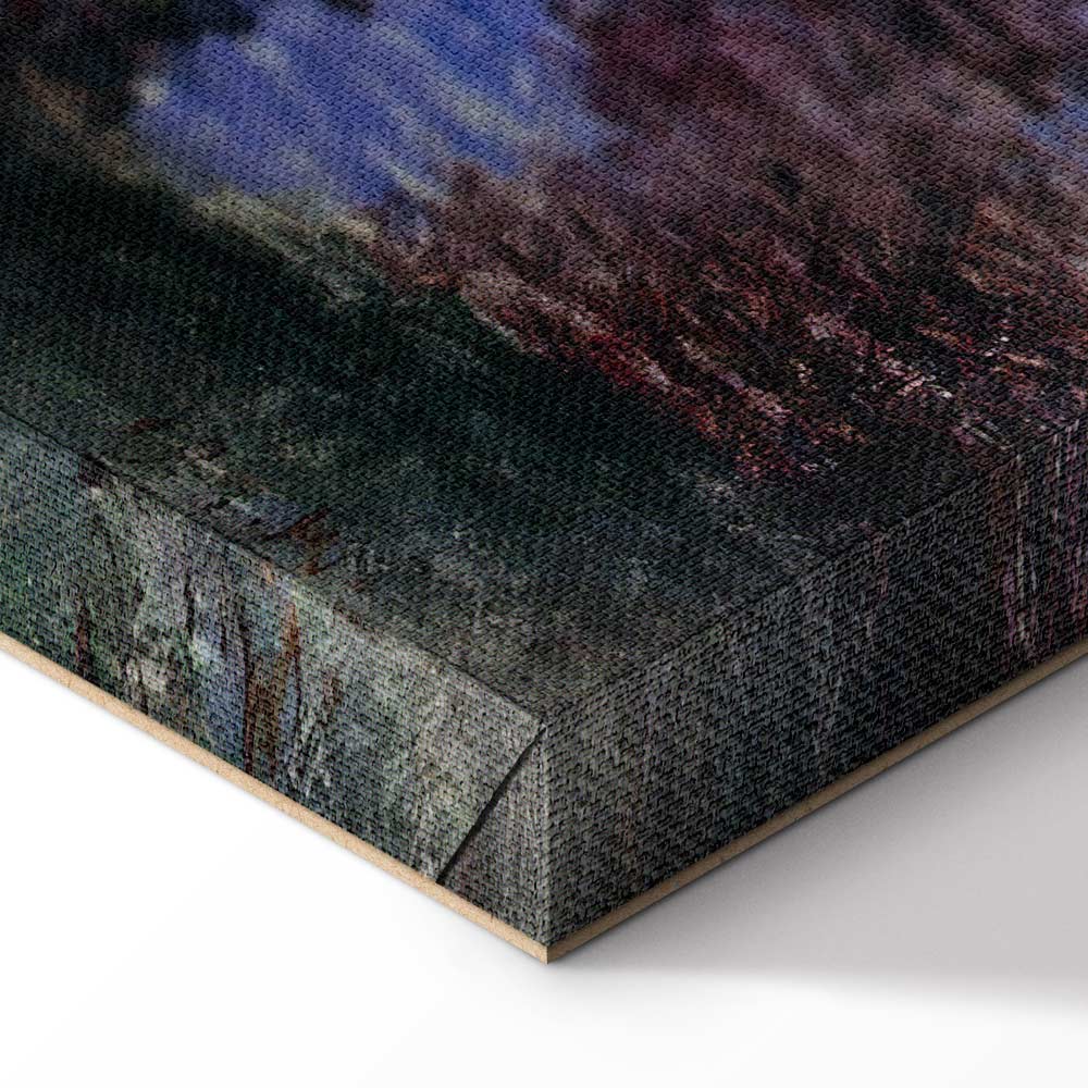 Monet Garden Corner Impressionist Canvas Print
