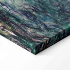 Japanese Bridge Impressionist Landscape Canvas Print