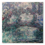 Japanese Bridge Impressionist Landscape Canvas Print