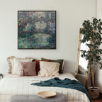 Japanese Bridge Impressionist Landscape Canvas Print