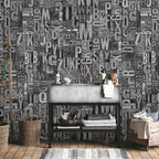 Platinum Enigma Text Wallpaper