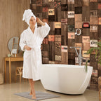 Wooden Script Texture Wallpaper