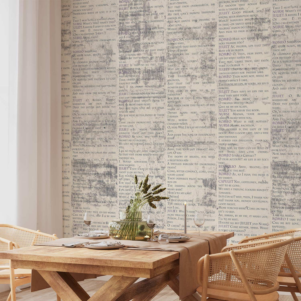 Shakespeare Quote Concrete Texture Wallpaper