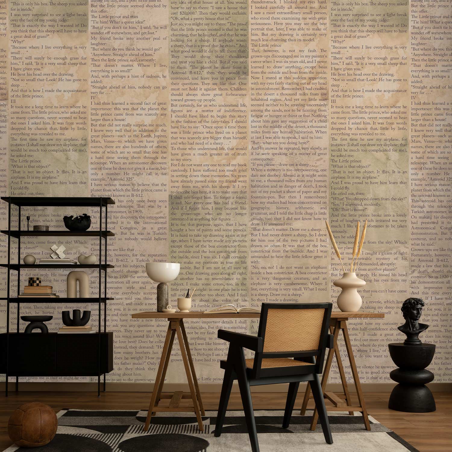 Little Prince Quote Text Wallpaper