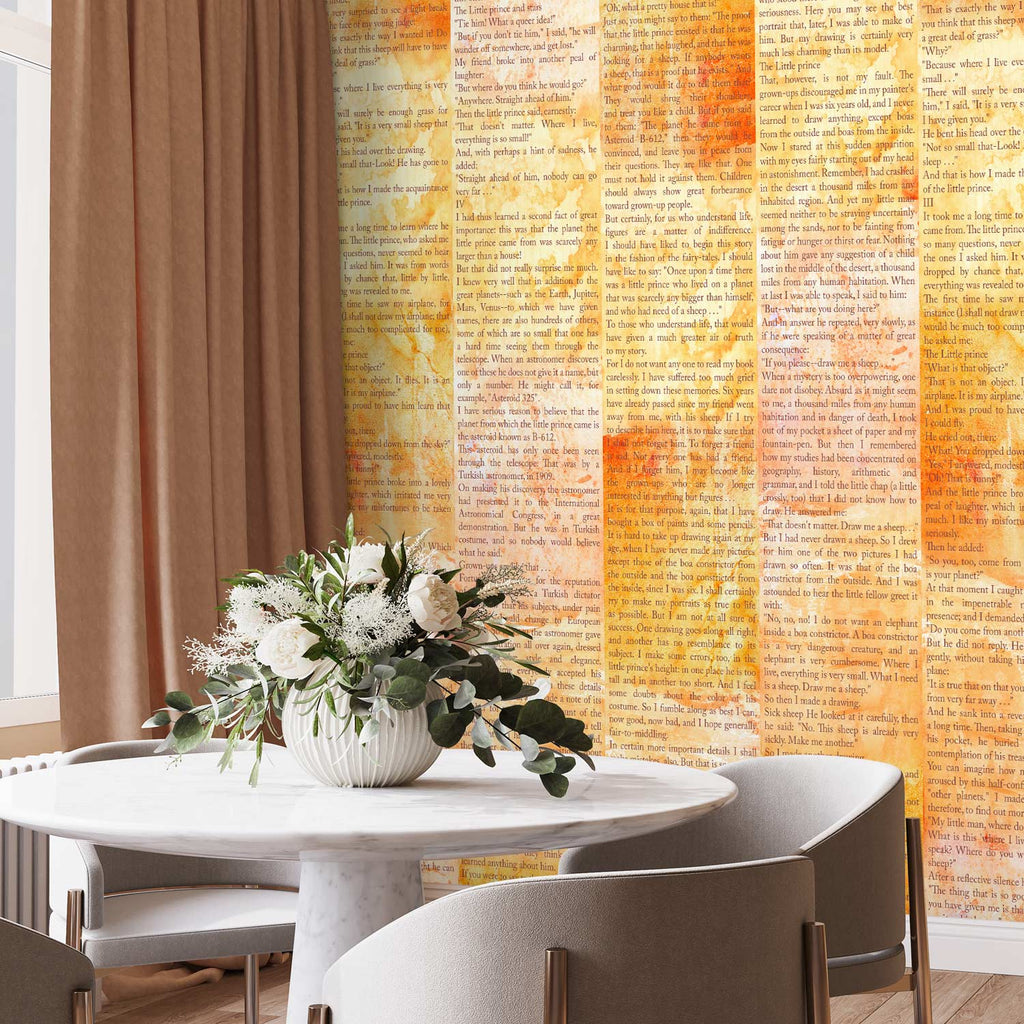 The Little Prince Quote Text Romantic Wallpaper