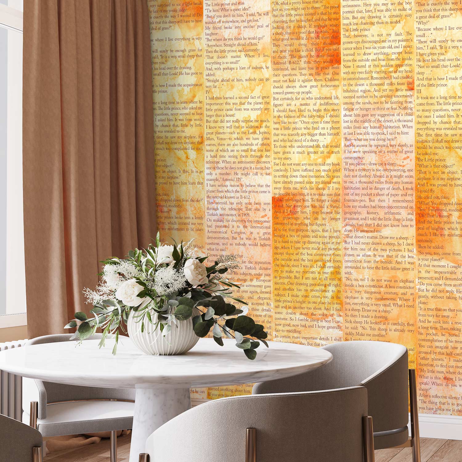 The Little Prince Quote Text Romantic Wallpaper