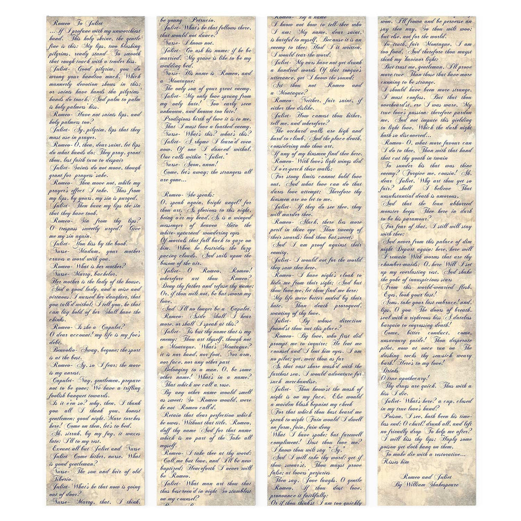 Romeo & Juliet Love Verses Text Wallpaper