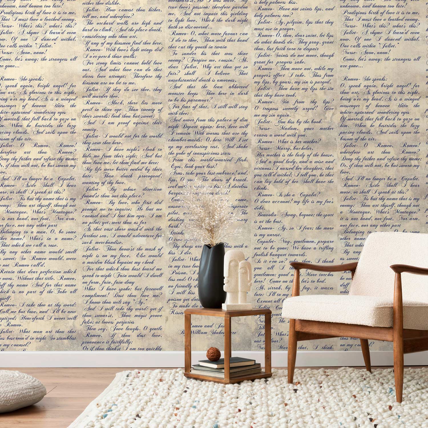 Romeo & Juliet Love Verses Text Wallpaper