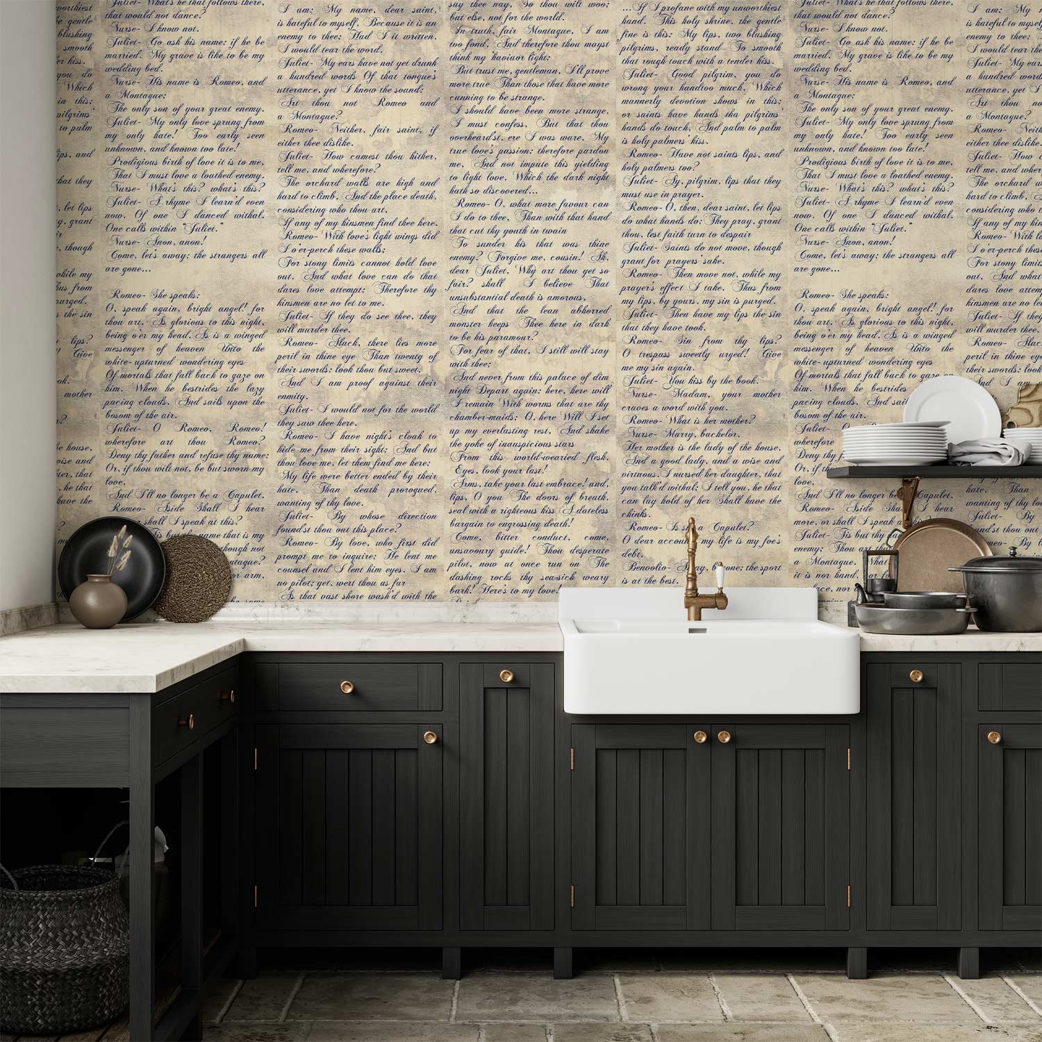 Romeo & Juliet Love Verses Text Wallpaper