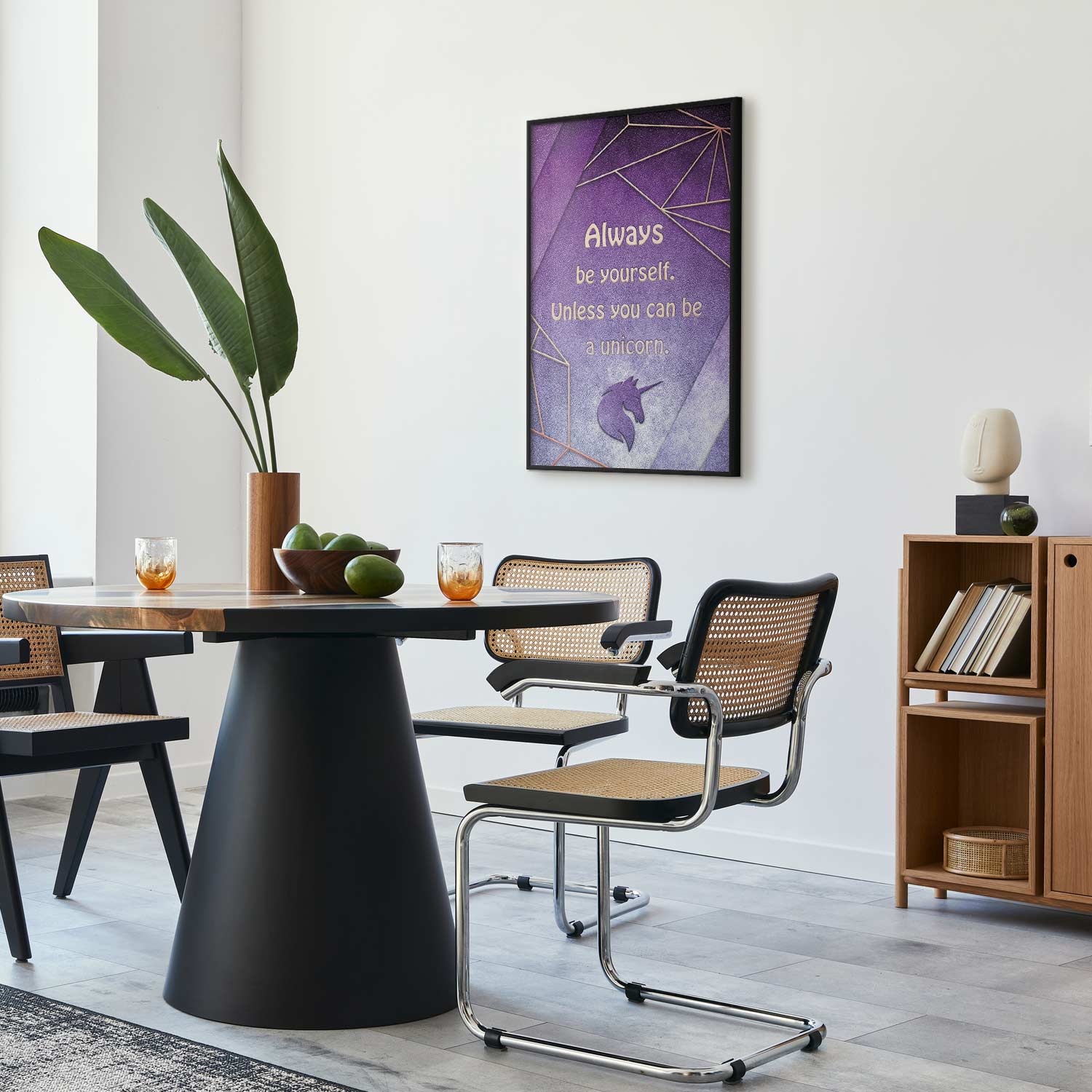 Be Yourself Quote Typography Poster