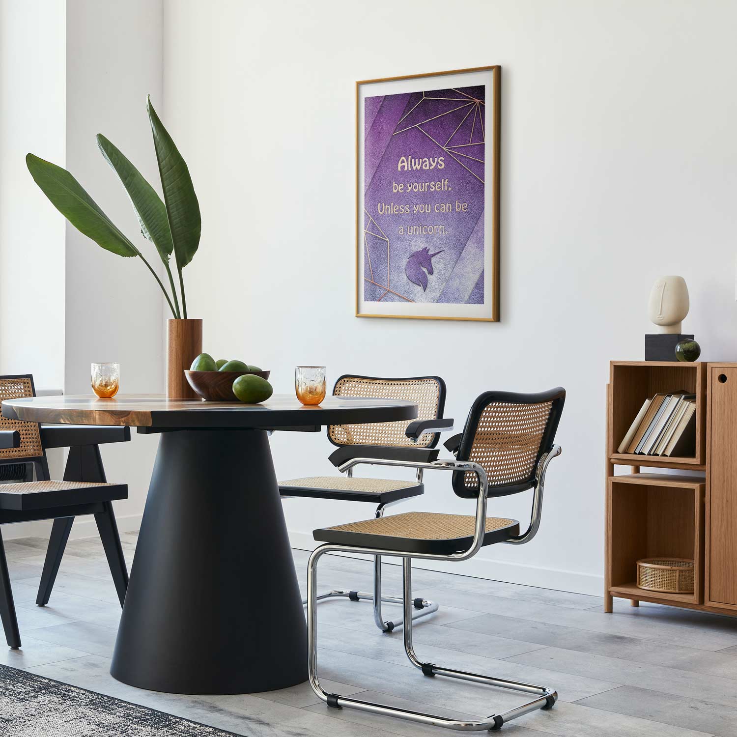 Be Yourself Quote Typography Poster