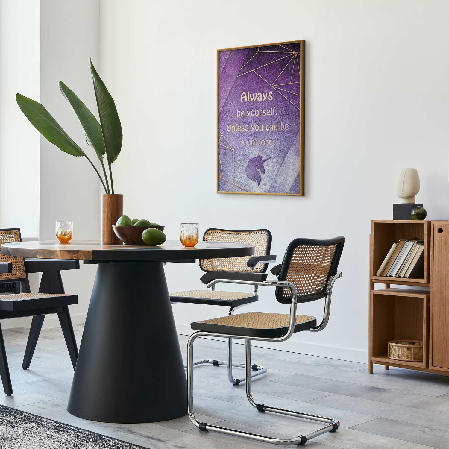 Be Yourself Quote Typography Poster