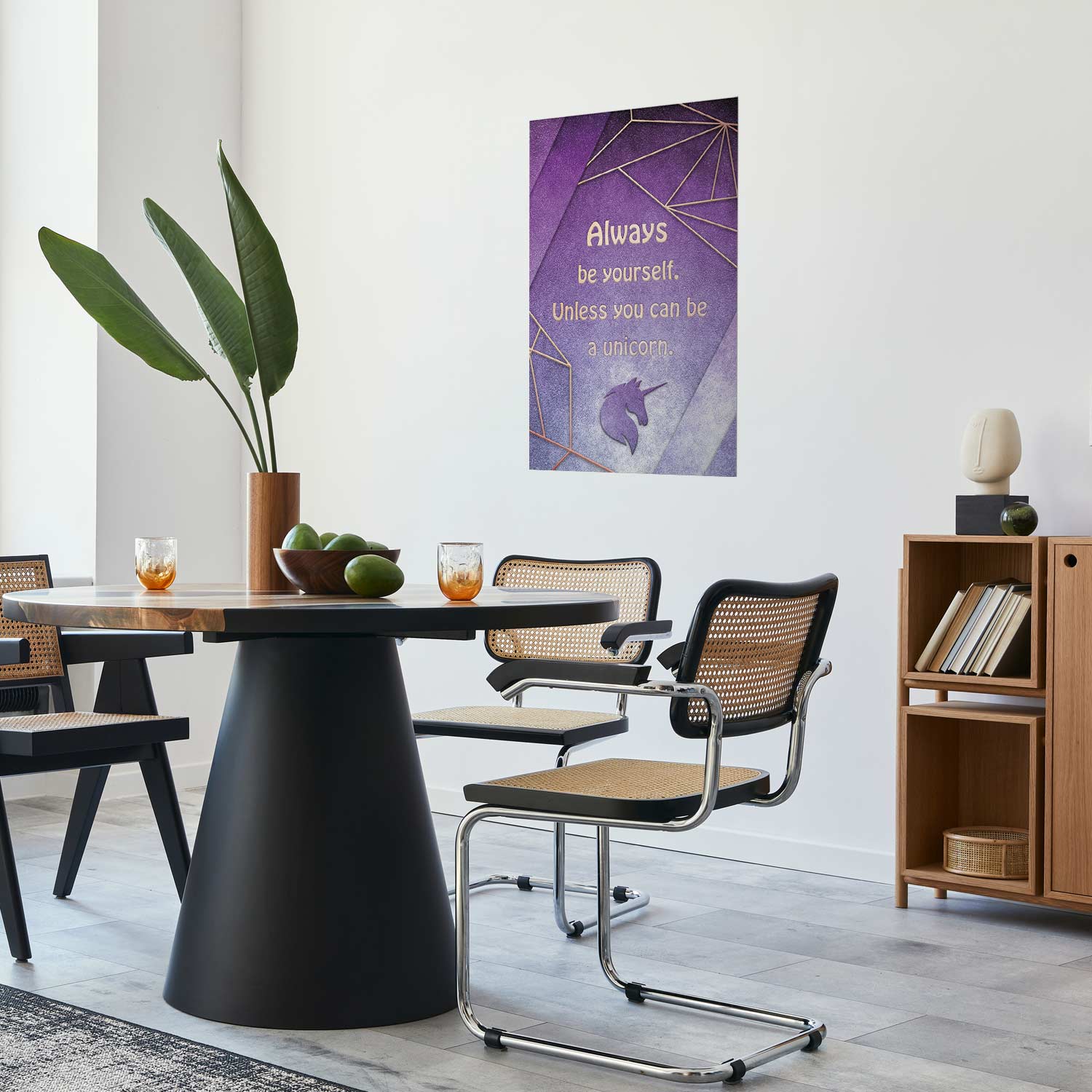 Be Yourself Quote Typography Poster