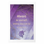 Be Yourself Quote Typography Poster