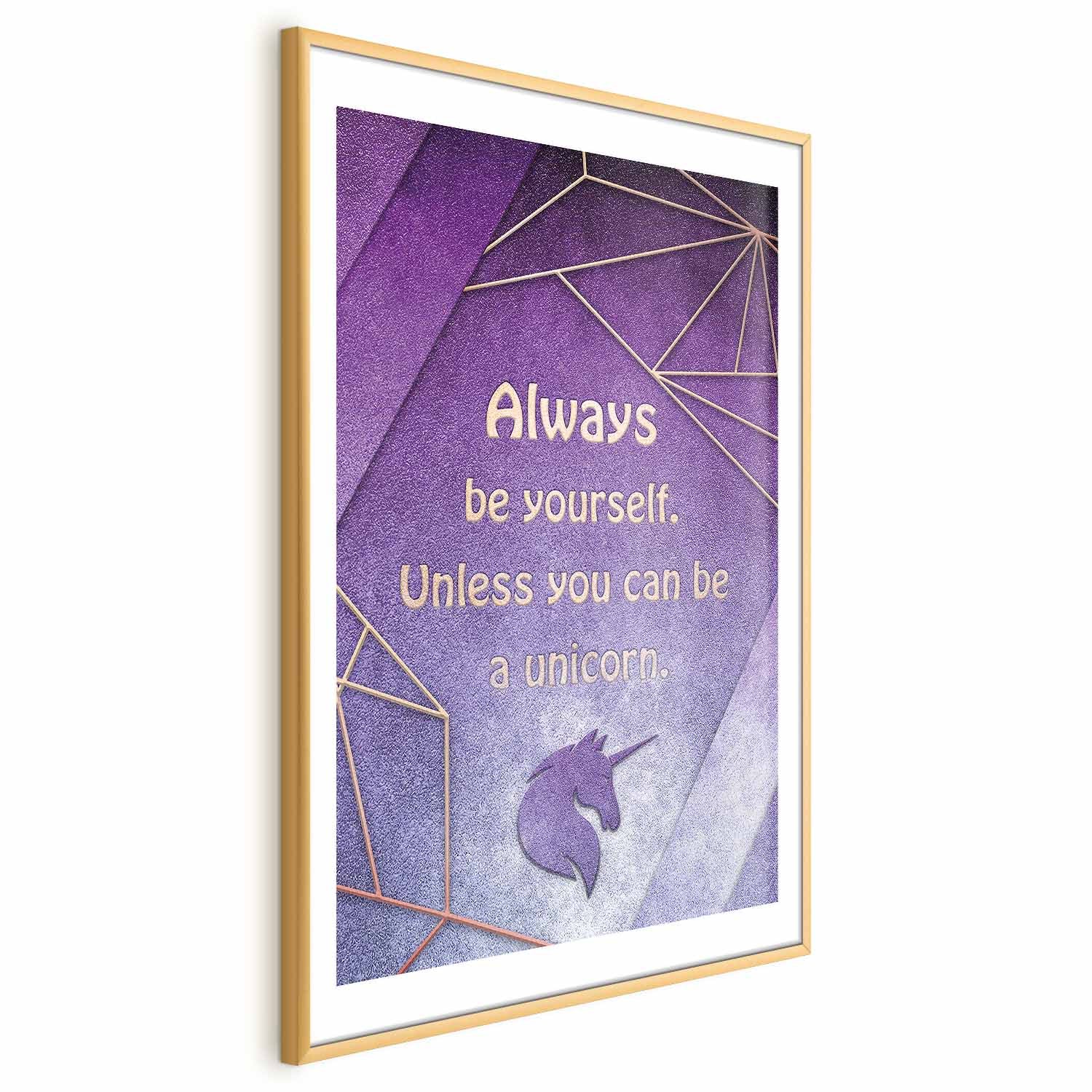 Be Yourself Quote Typography Poster