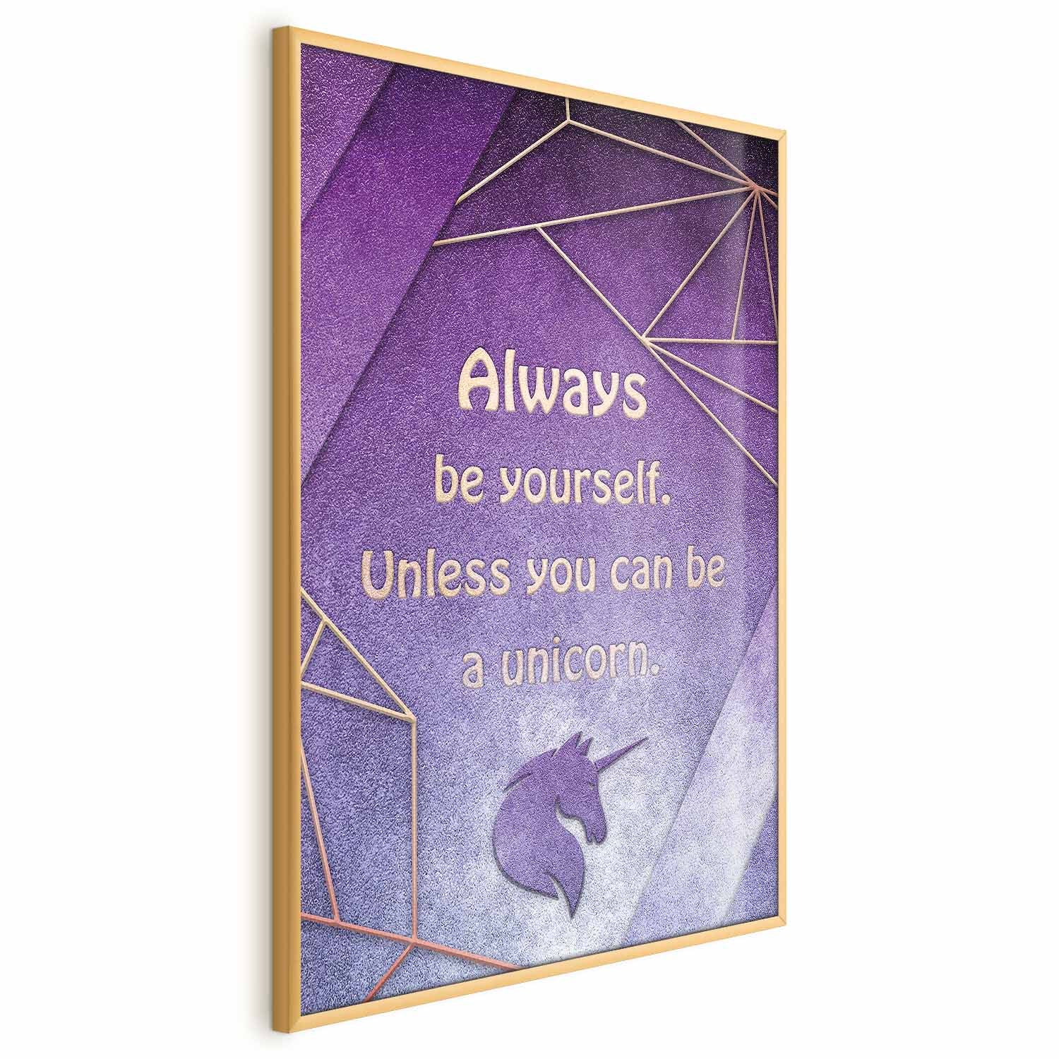 Be Yourself Quote Typography Poster