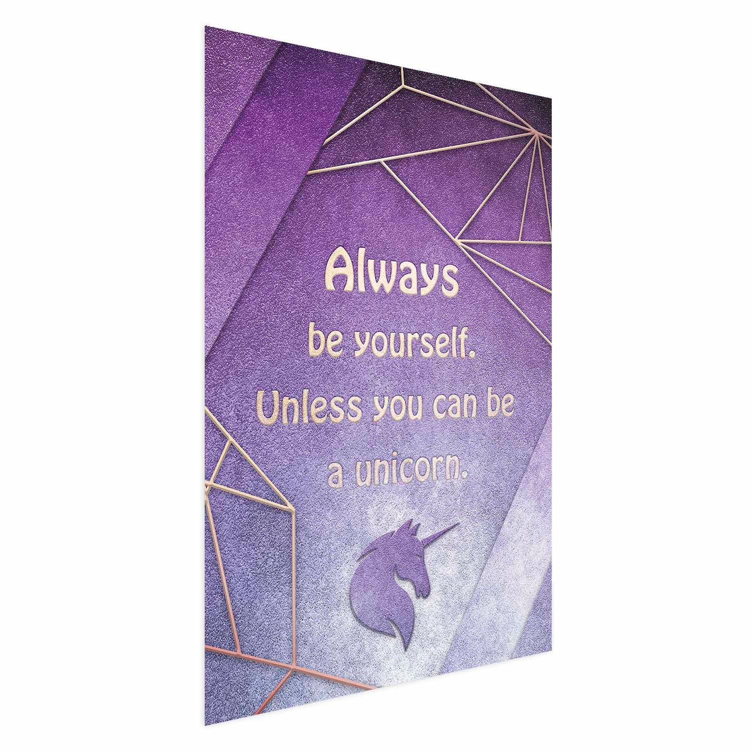 Be Yourself Quote Typography Poster