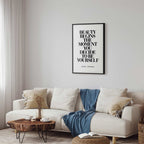 Coco Chanel Quote Fashion Poster