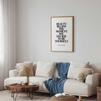 Coco Chanel Quote Fashion Poster