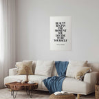 Coco Chanel Quote Fashion Poster