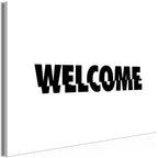 Canvas Print Welcome Wide 1 Part