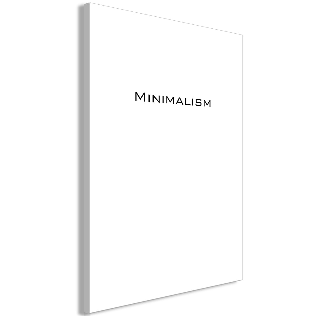 Canvas Print Minimalism Vertical (1 Part)