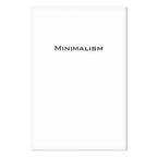 Minimalist Text Vertical Canvas Print