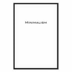 Minimalist Text Vertical Canvas Print
