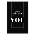 Key to Success Typography Canvas Print