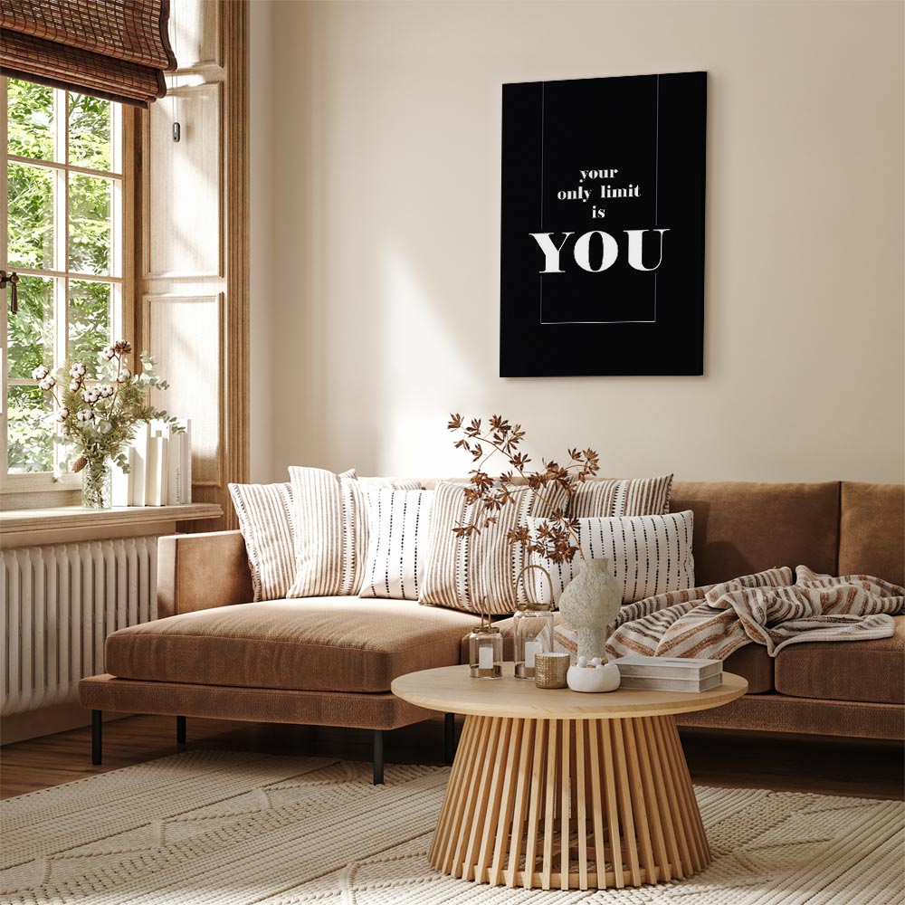 Key to Success Typography Canvas Print