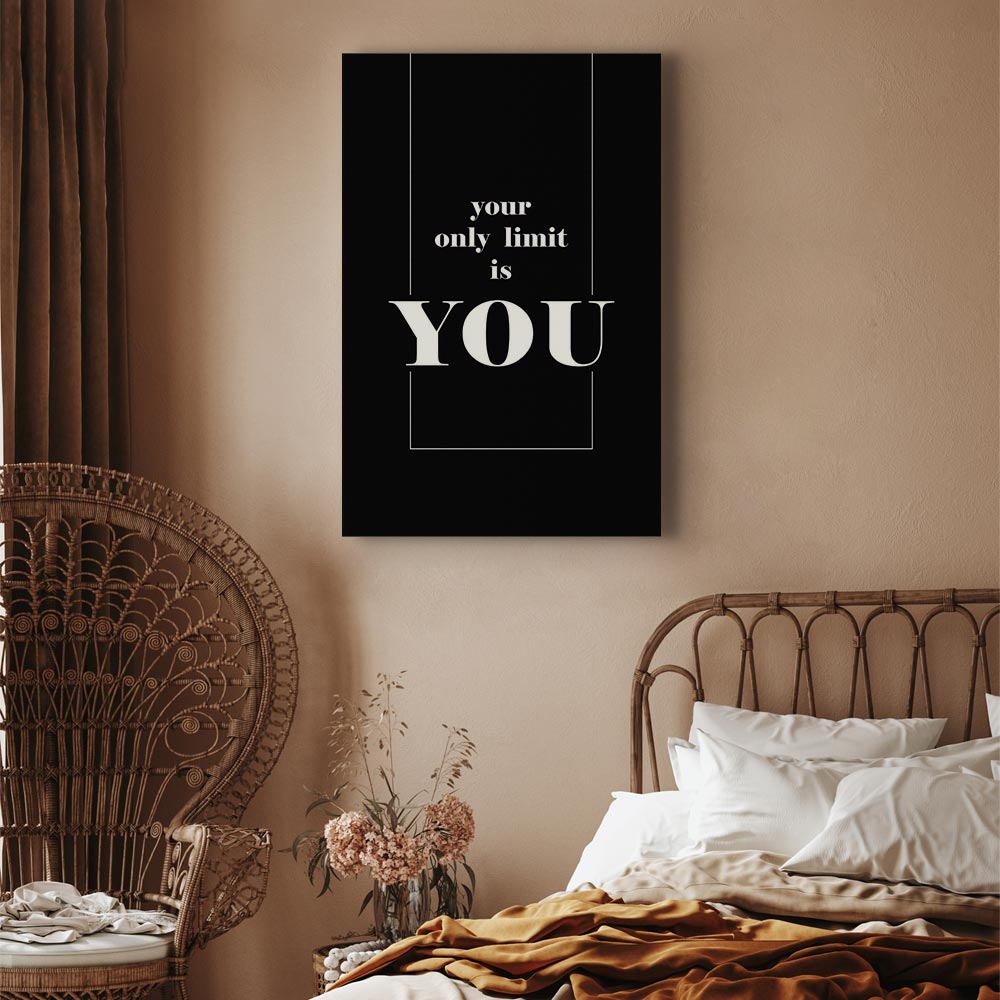 Key to Success Typography Canvas Print